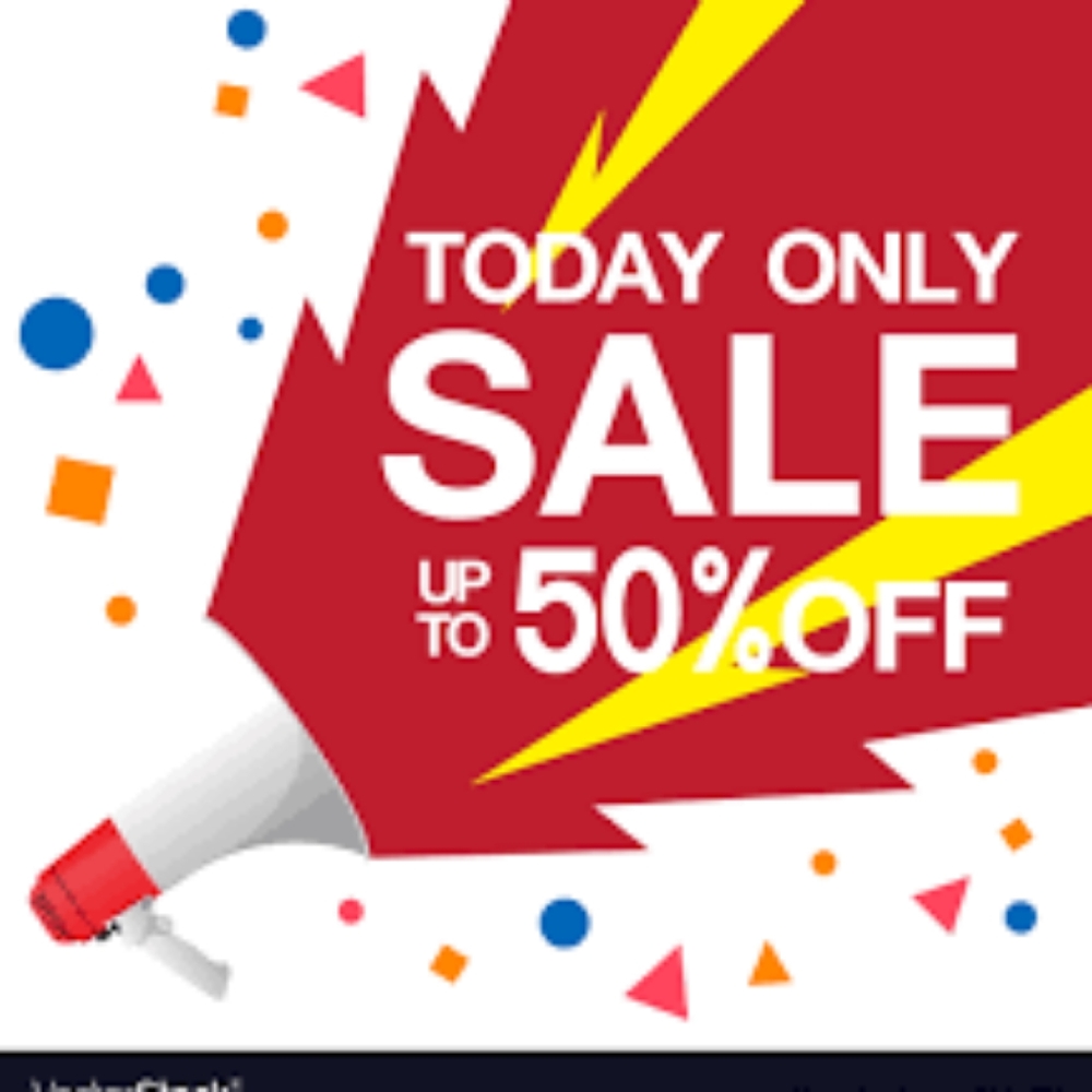 Make an offer 50% off of asking and I will accept! Today only